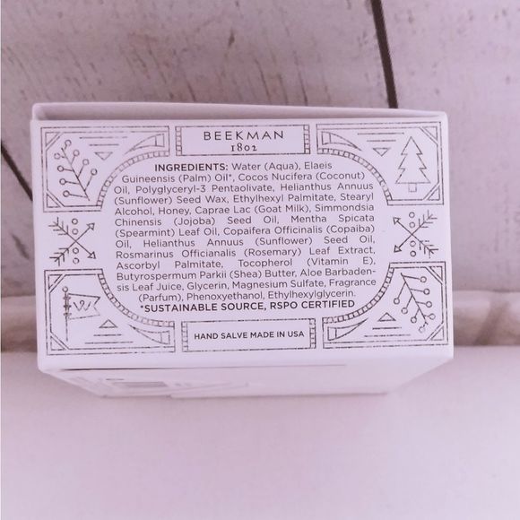 Beekman 1802 Pure Goat Milk Hand Salve White Water - Picture 4 of 6